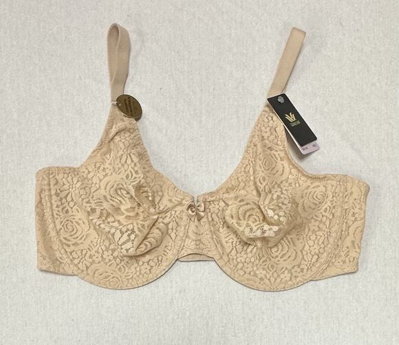 Wacoal Other - New WACOAL 851205 Halo Lace Underwire Bra 40D Sand Nude NWT